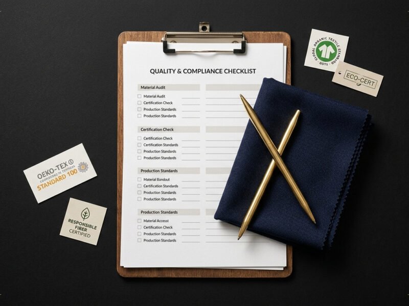 What Fashion Brands Must Comply With in 2026 — DPP, CSRD, EPR, and What It Means for Your Sourcing